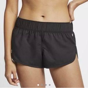 NWT Hurley Black Supersuede Solid Beachrider 2.5 Boardshorts
